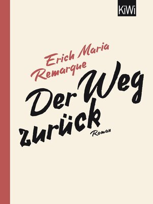 cover image of Der Weg zurück